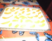 Recheio e cobertura de leite em pó