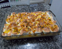 Pavê mousse de maracujá