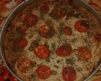 Torta cremosa de frango de liquidificador