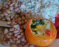 Delícia de tomovo( tomate com ovo )