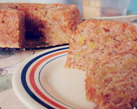 Bolo de maçã molhadinho sem ovos