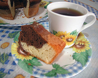 Bolo mármore com iogurte