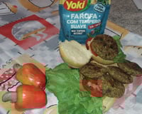 Hambúrguer funcional da tia Nina