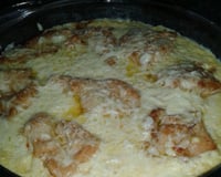 Filé de frango ao creme de milho