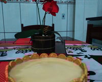 Torta de limão com chocolate branco