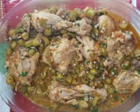 Frango com quiabo mineiro