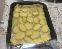 Bacalhau de forno ao alho e brócolis