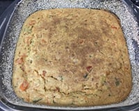 Torta de frango com farelo de aveia