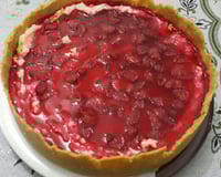 Torta de morango simples