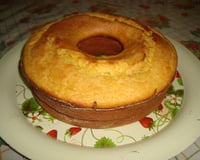 Bolo de liquidificador de farinha de milho amarela