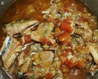 Peixe na panela de pressão