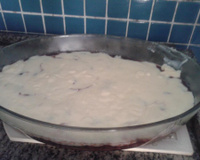 Doce de banana com cobertura de leite condensado ( Lúcio Cezar )