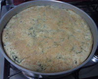 Torta salgada de ricota com espinafre