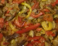 Salada de berinjela assada