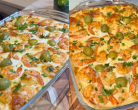 Travessa de peixe ao molho branco com camarão: a receita irresistível que vai brilhar no seu almoço de Páscoa