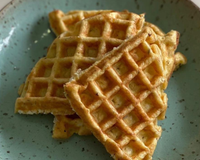 Waffle de ricota pra fazer no café da manhã: receita fácil sem farinha leva tapioca e pode ser feita na frigideira caso não tenha máquina de waffle