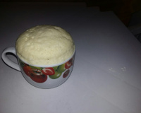 Bolo de caneca de coco