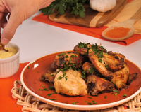 Frango frito na panela de pressão 