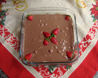 Delicia gelada de morango