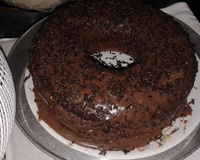 Calda de chocolate para bolos