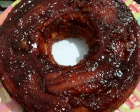 Torta de banana espumante