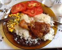 Frango com mel e gengibre