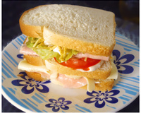 Sanduíche natural simples e delicioso