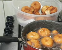 Rosquinha frita super fácil para o café