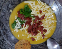 Creme de mandioquinha