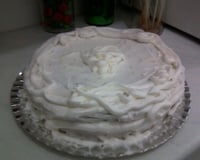 Bolo pão-de-ló com chantilly