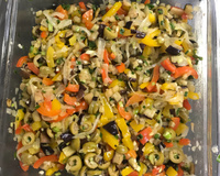 Antepasto de berinjela assada