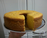 Bolo de milho com milharina