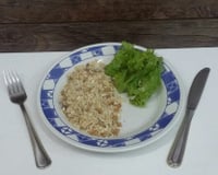 Farofa crocante com soja