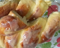 Pão doce de leite condensado de liquidificador