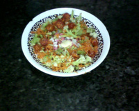 Salada colorida ao molho golf