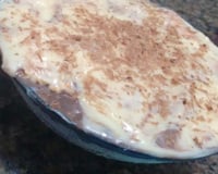 Pavê de chocolate com biscoito maizena