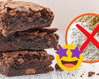 Pra comer no Dia do Chocolate: essa receita fácil de brownie cremoso e úmido SEM FARINHA é tudo que você precisa aprender hoje