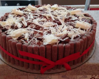 Pavê de maracujá e chocolate