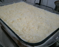 Lasanha ao molho bolonhesa e molho branco