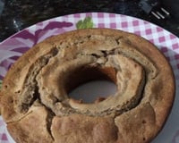 Bolo diet de banana, sem farinha e sem açúcar