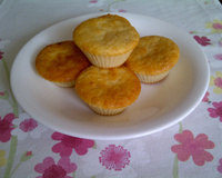 Muffin de coco sem gordura