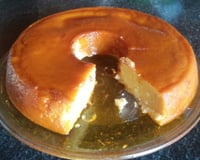 Pudim de pão de padaria
