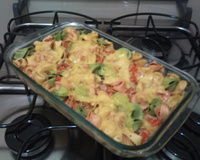 Macarrão marguerita de forno