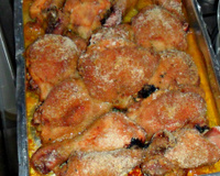 Frango de forno à milanesa