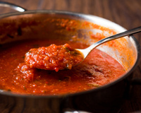Molho de tomate para bife à parmegiana do Bar do Alemão