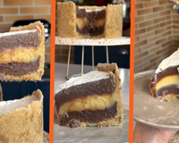 Vou fazer essa torta casadinho na Páscoa pra enlouquecer meus convidados: receita com brigadeiros é uma explosão de gostosura!