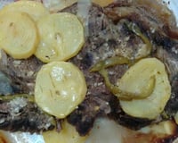 Bife assado no forno