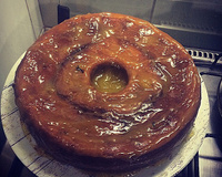 Bolo de bergamota (tangerina)