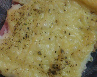 Torta de arroz com presunto e mussarela