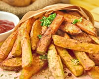 Batata frita temperada